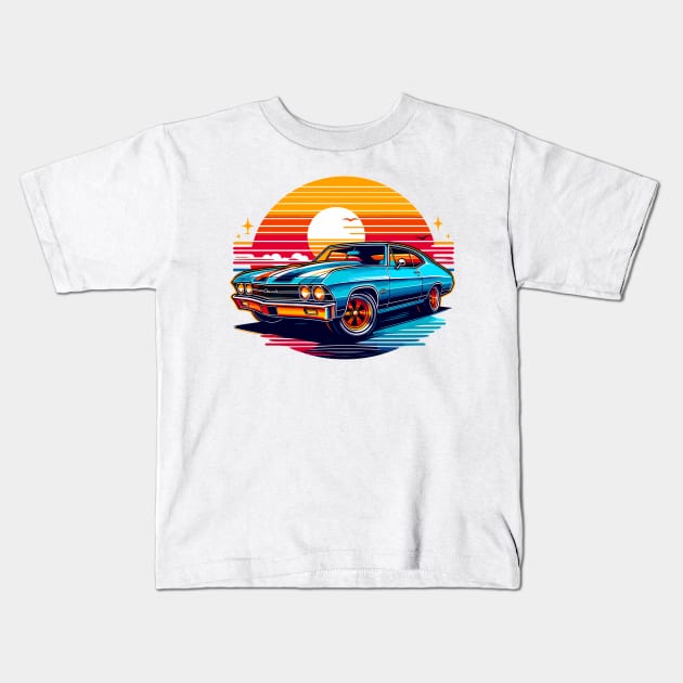 Chevrolet Chevelle Kids T-Shirt by Vehicles-Art